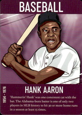 #ad HANK AARON Braves Oddball GOAT Bubblegum Foreign Baseball Card $6.00