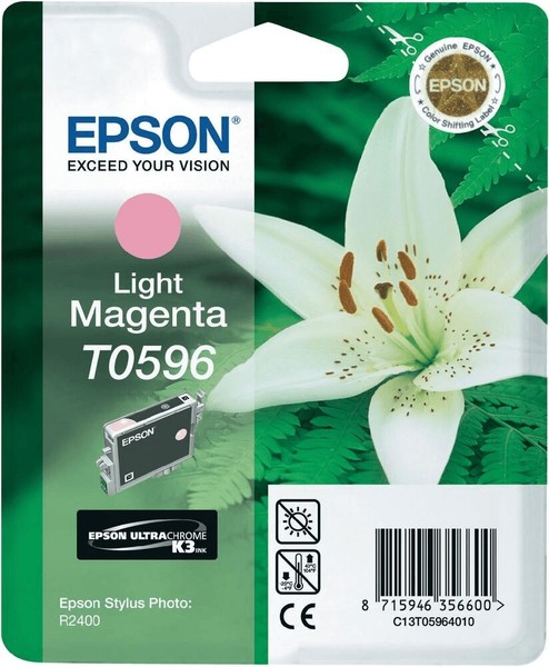 Original Epson T0596 Light Magenta Druckerpatrone Tintenpatrone Angebot!-image