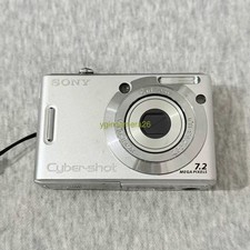 SONY DSC W35 7.2MP Silver Compact Digicam Vintage CCD Point Shoot