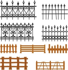 Various Fences Cutting Dies for Card Making, Frame Dies Carbon Steel Cut Die Bor