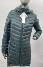 NWT Women’s 32 Degrees Heat Puffer Full Zip Jacket Color Green  Size S