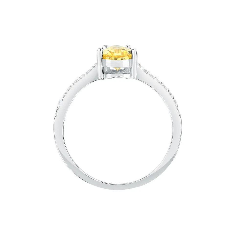 Anillo para mujer Morellato Tesori plata 925 - piedra amarilla Foto 3 de 4