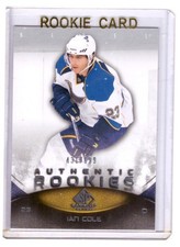Ian Cole 2010-11 SP Game Used Ed. Rookie Card #114 /699