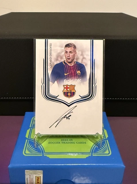 2025 Futera Platinum Barcelona Gerard Deulofeu 02/03 ON CARD Autograph