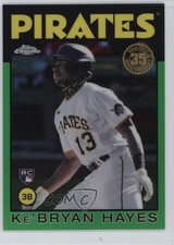 2021 Chrome 1986 Topps Baseball Green Refractor 22/99 Ke'Bryan Hayes 04eb