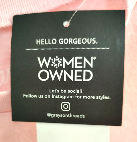 *Grayson/Threads* Damen T-Shirt Größe M - rosa mit weißem "Barbie" *Neu mit Etikett* - Bild 4 von 6