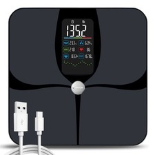 Lepulse Body Fat Scale Bluetooth Bathroom Scale for Heart Rate & Heart Index, US