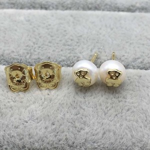 TOUS Bear Earrings with Pearls