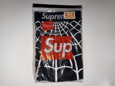 Supreme Hanes Spider-Man Boxer Briefs 2-Pack Black Size Medium