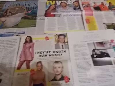 MAYA JAMA  CLIPPINGS PACK  OVER 100  GOOD CONDITION