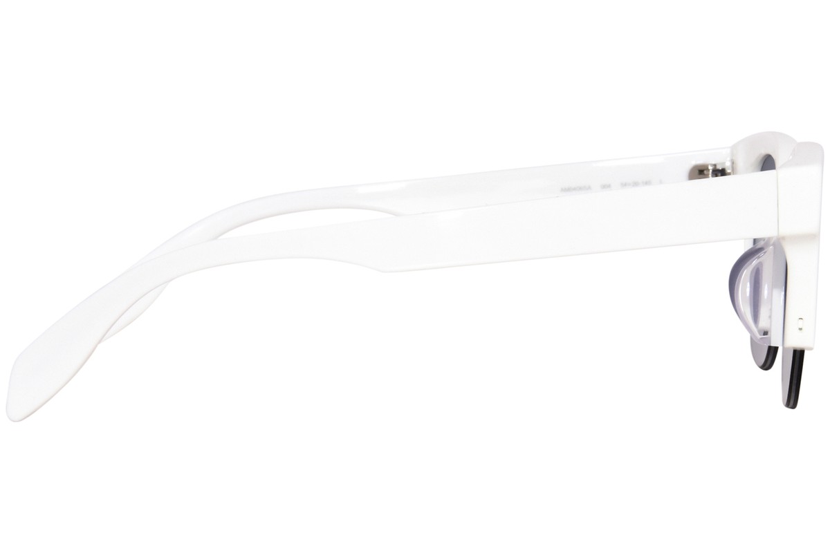 Alexander McQueen AM0406SA 004 Sunglasses Women's White/Blue