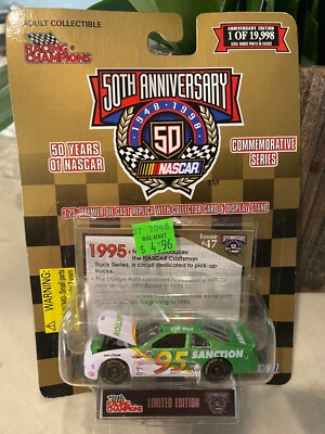 Racing Champions 50th Anniversary Ausgabe 47 #95 NASCAR 1995 Ford Thunderbird