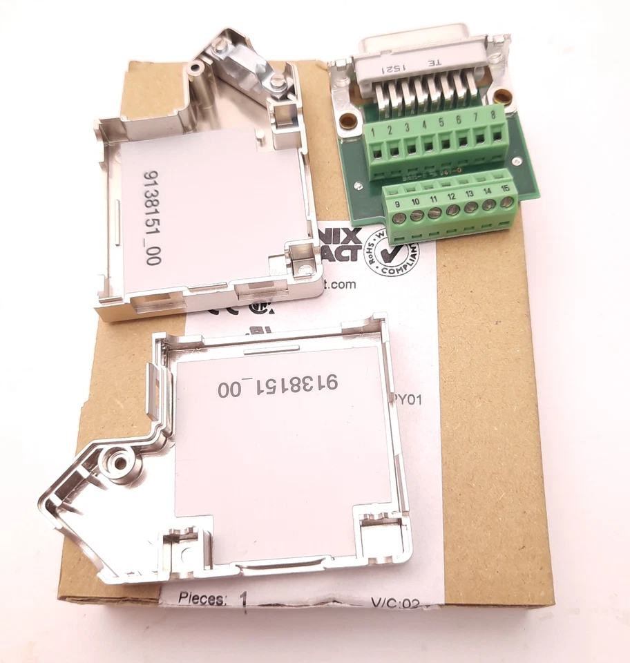 Phoenix Contact SUBCON 15/F-SH Subcon Female Connector 15 Pin, 50v DC, 100 mA - Image 4 of 4