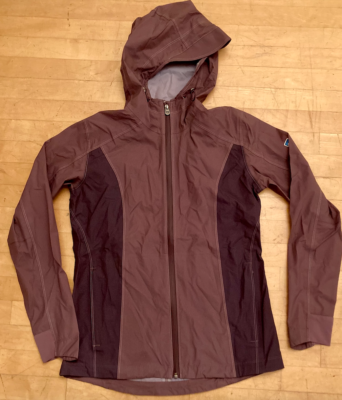 Kuhl Jacket Women's Sz S Purple Hooded Pockets Seam Sealed Water Resistance  Wind