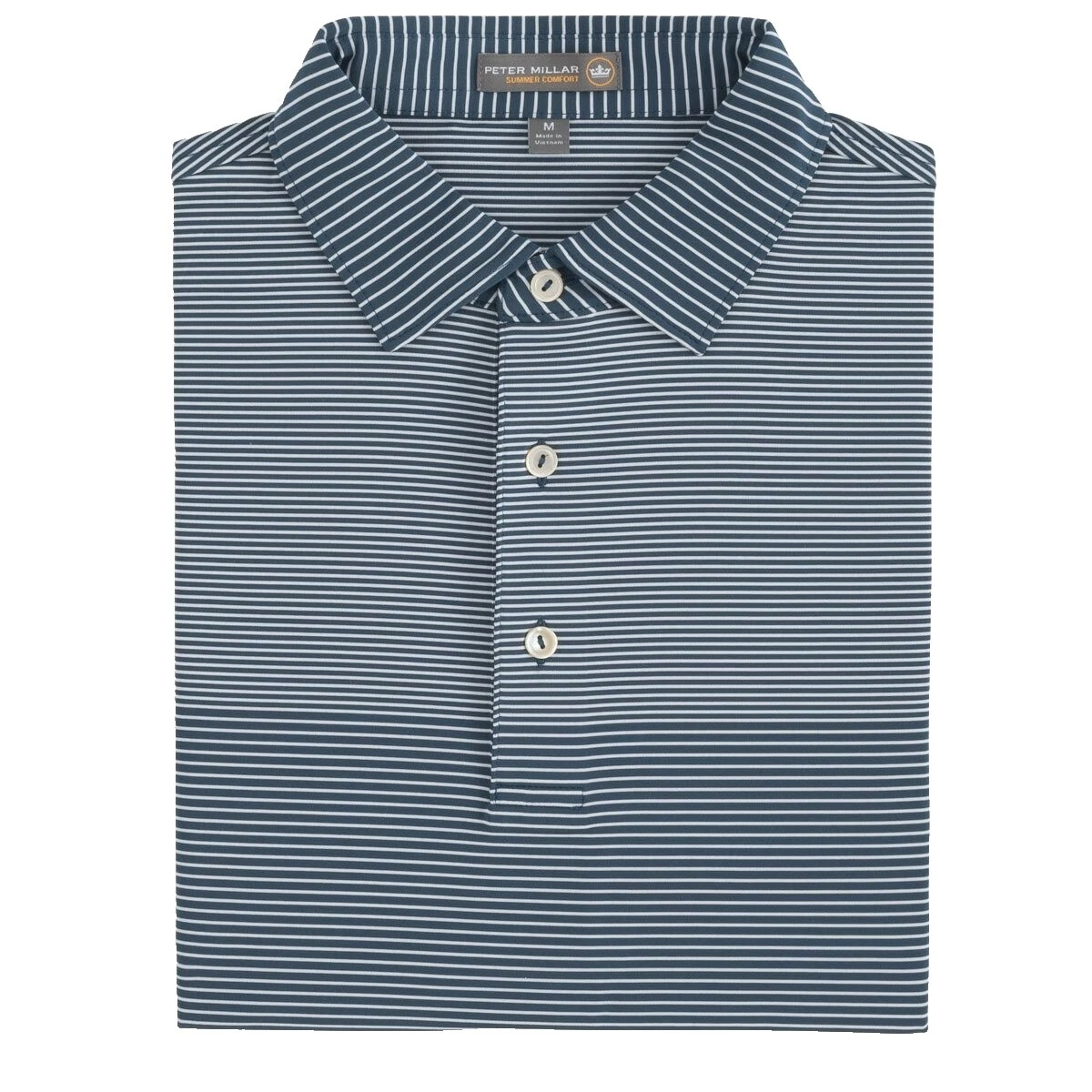 Botón Informal a Rayas Polo-Down Shirts for Men