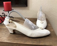 Salvatore Ferragamo Beautiful Beige calf leather Vintage 90's Shoes SZ 10 AA
