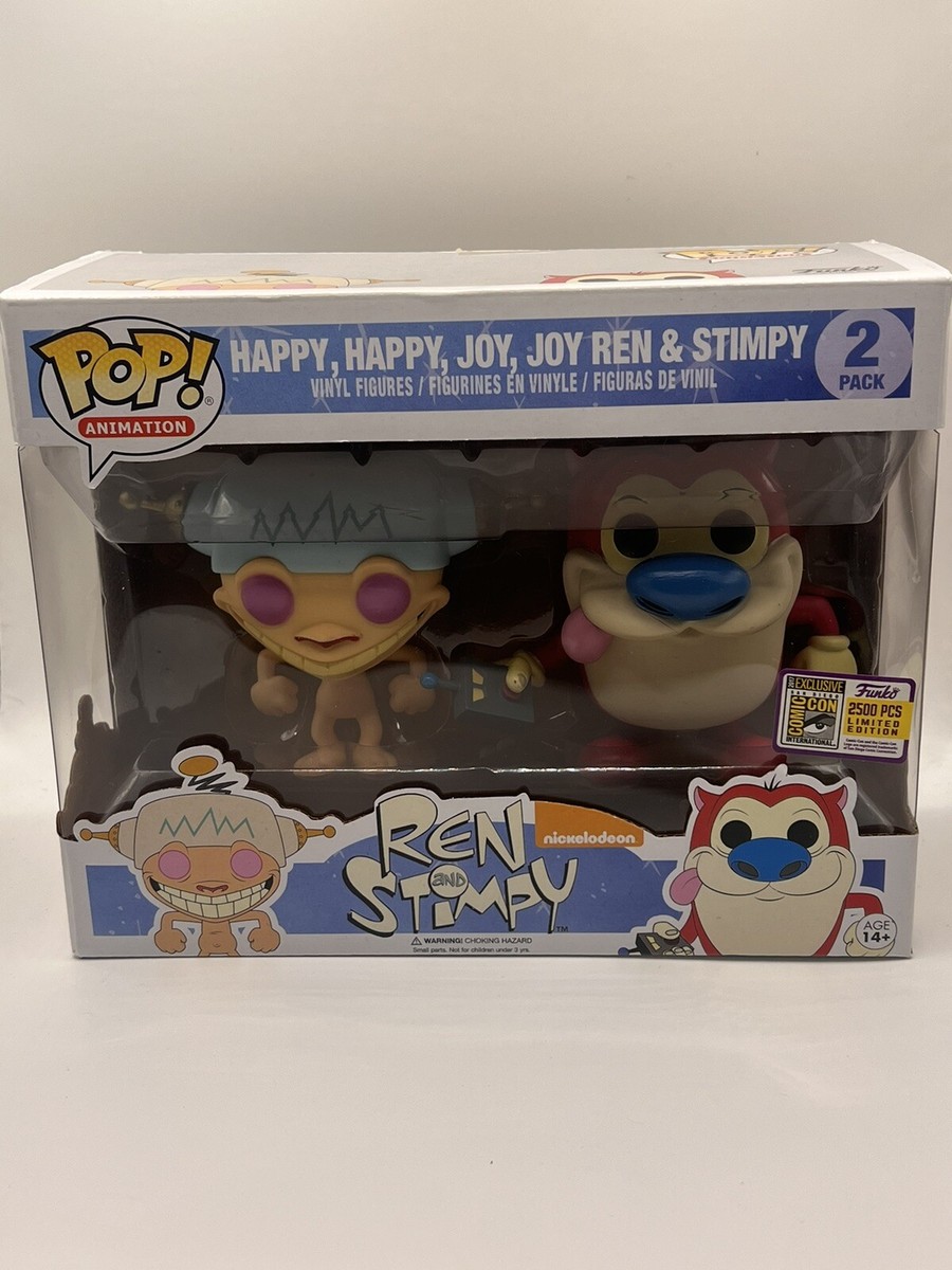 Funko Pop! HAPPY, HAPPY, JOY, JOY, REN & STIMPY 2-PK Comic Con