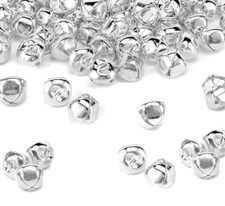 300 Pcs Craft Silver Bells Bulk Jingle Bells For Christmas Diy Home Decor Lot