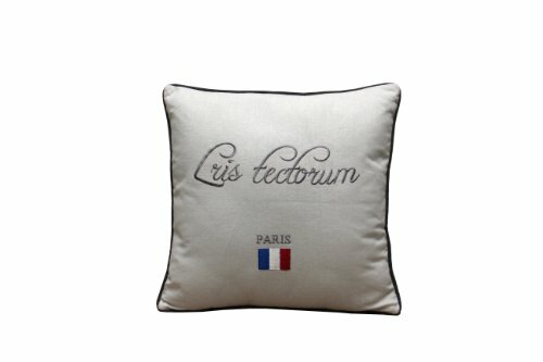 My Flair Cuscino, 40 x 40 x 14 cm, Bianco (Weiß) (e2m)