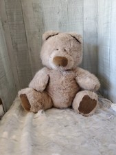 Dakin Nature Babies 13" Vintage Plush Tan E. Bear Sitting Stuffed Toy 1984