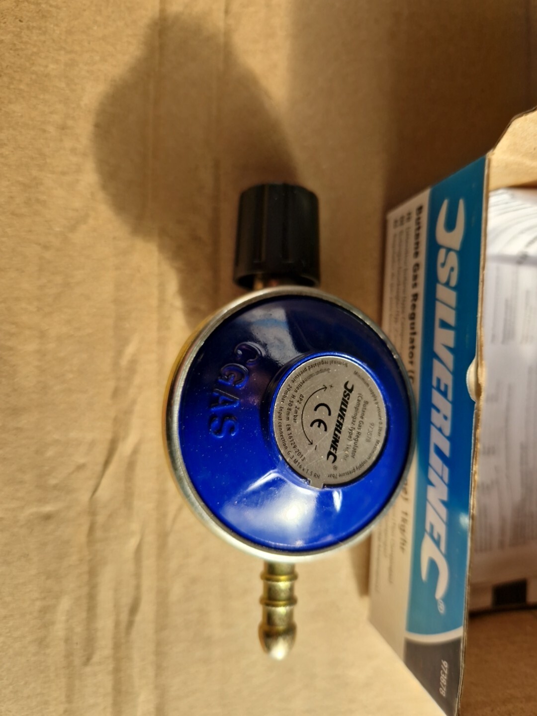 Butane Gas Regulator (CampingazType) 29mbar Silverline 8mm Hose eBay