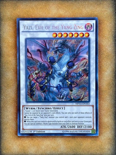 Yazi, Evil of the Yang Zing MP15-EN163 YuGiOh 2015 Mega-Tin Mega Pack card