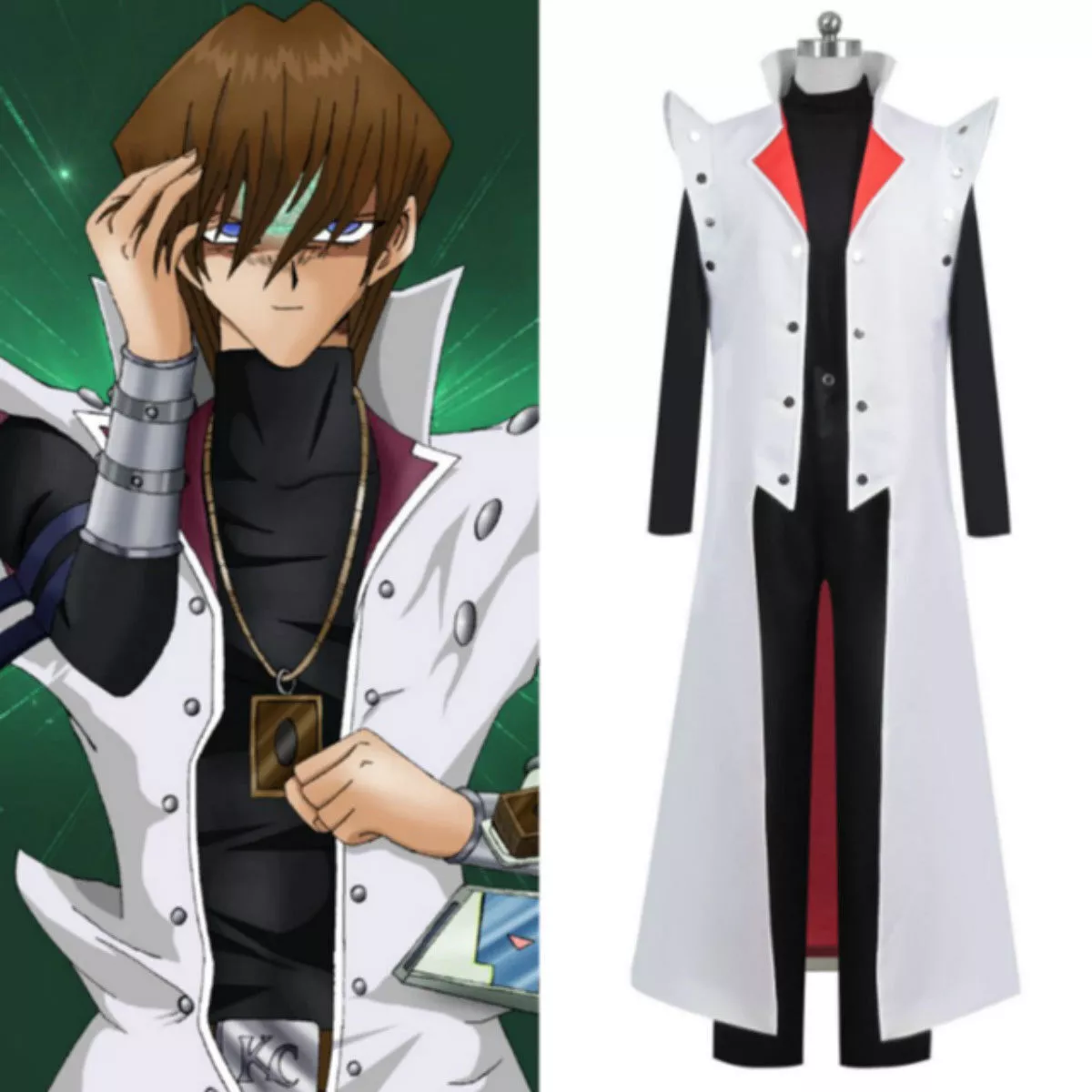 Yu Gi Oh GX Seto Kaiba Uniform Suit Cosplay Costume | eBay
