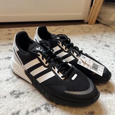 Size 11 - adidas ZX 1K Boost Black White