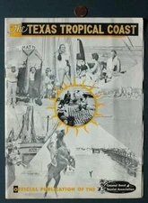 1961 Texas Tropical Coast tourist guide booklet Corpus Christi Padre Island too-