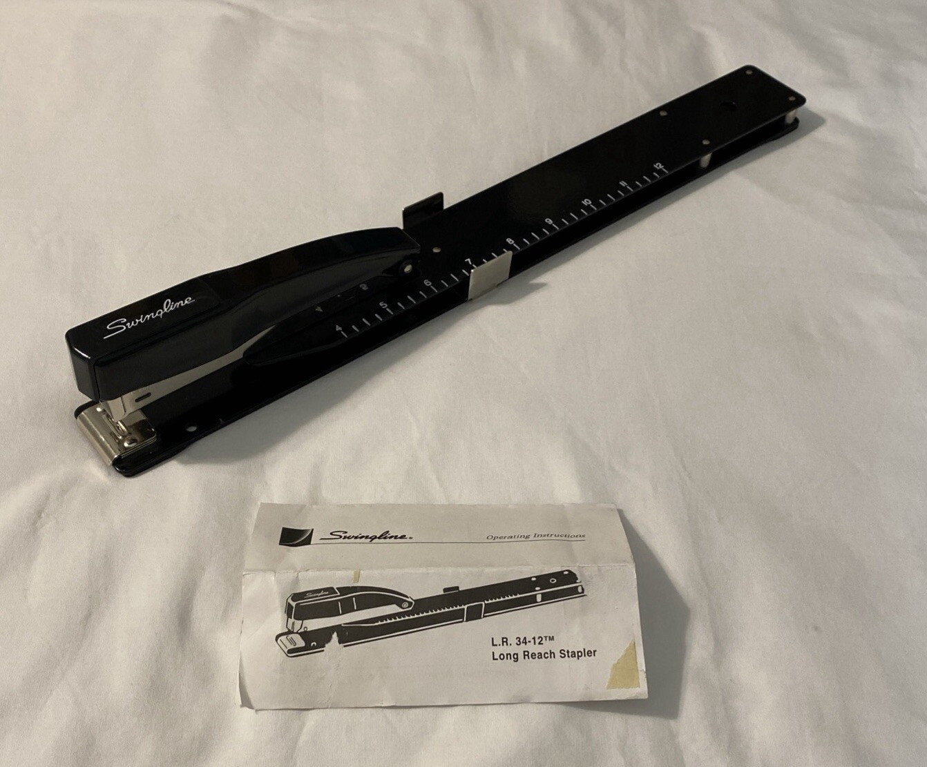 Swingline 12-Inch Long Reach Stapler in Excellent Condition-image
