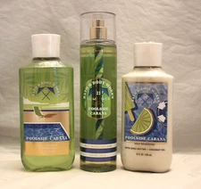 Bath & Body Works Poolside Cabana Shower Gel, Body Lotion & Fine Fragrance Mist