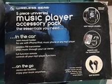 Wireless Gear 5 Piece Universal Music Player Accessory Pack Model KIT912 