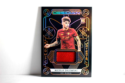 2022/23 PANINI OBSIDIAN AS ROMA PATCH RC /75 NICOLA ZALEWSKI #AM-NZW (SC20)