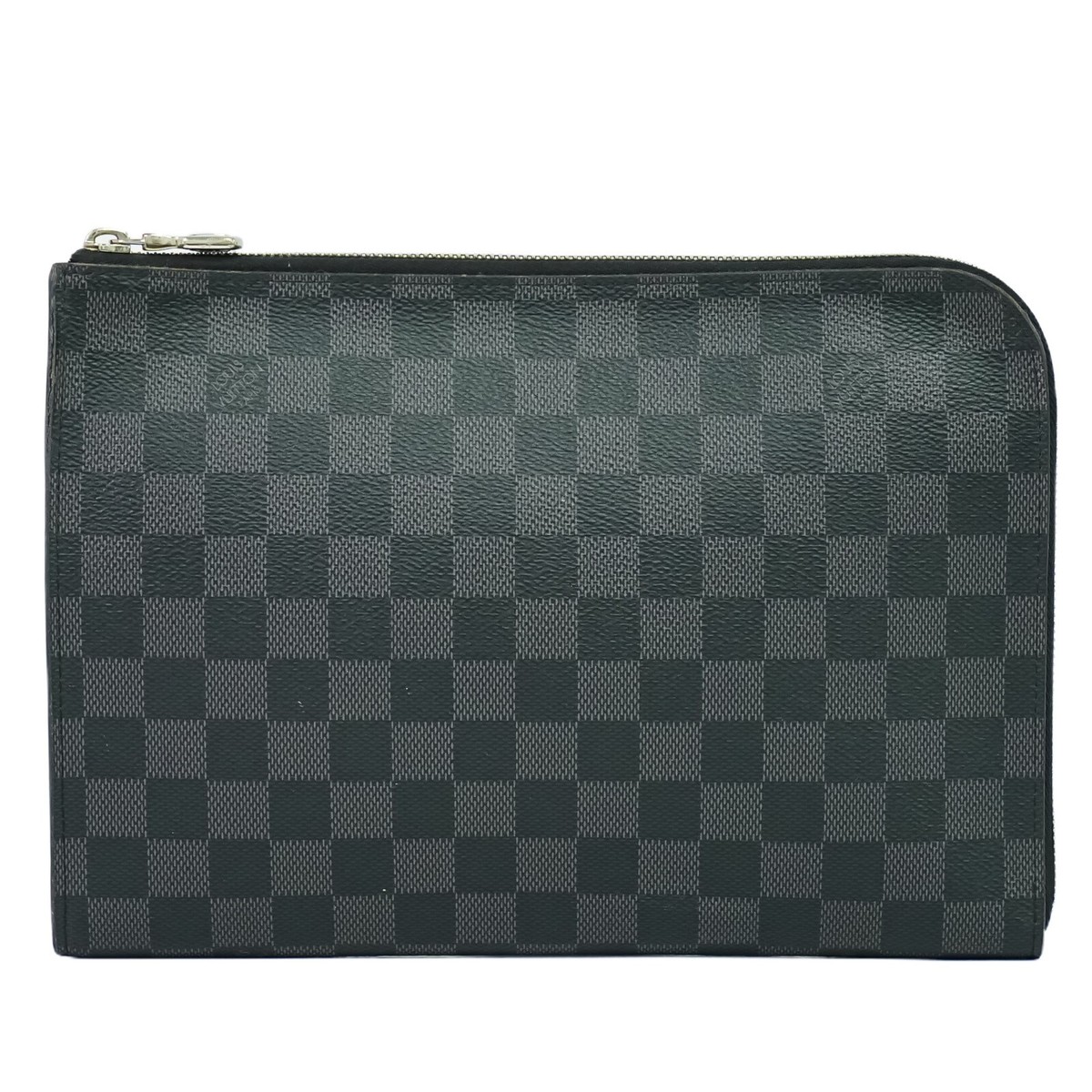 Louis Vuitton N60113 Pochette Jour PM Damier Graphite Clutch Bag | eBay