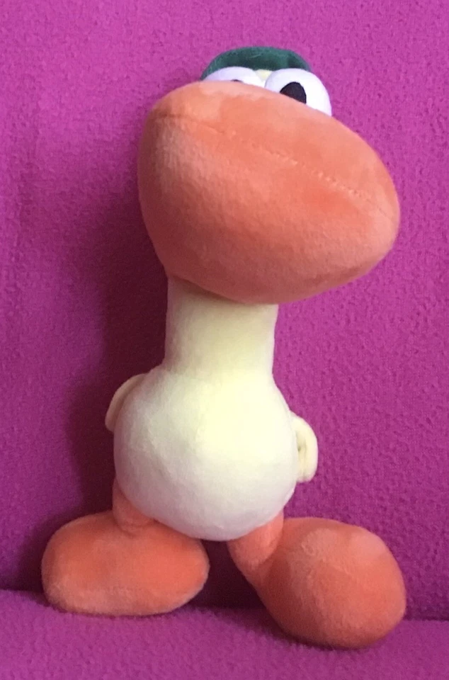 Juguete de felpa suave Bandai Pocoyo Pato amarillo con chirrido 8"" 2005 Foto 4 de 4