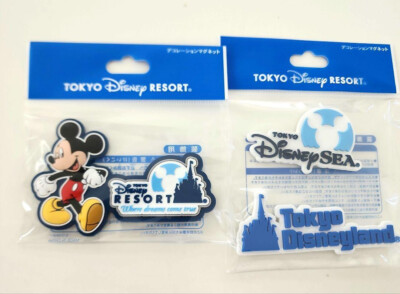 new! Tokyo Disney Resort Magnet logo Mickey Sea Land Japan Limited