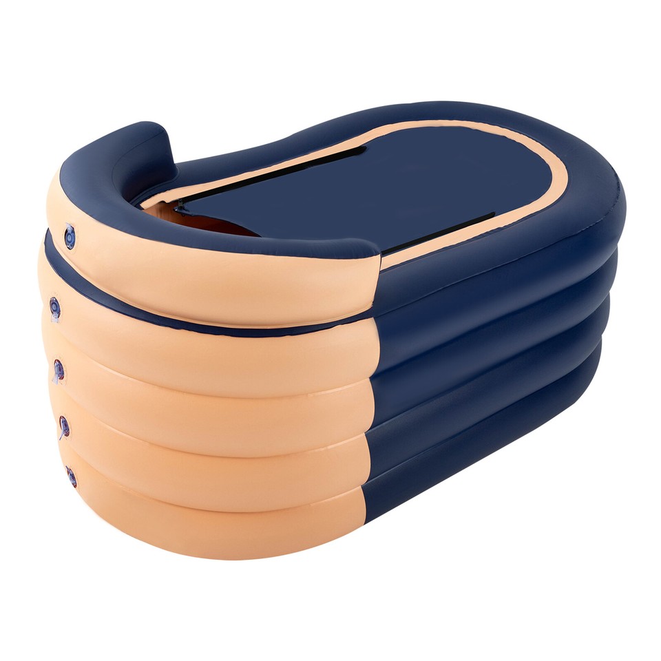 Portable Ice Bath Tub PVC Inflatable Hot Bathtub SPA Massage Athletes