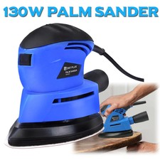 240V 130W Palm Sander Electric Sander Machine For Wood surfaceW/ 6 Sanding Paper