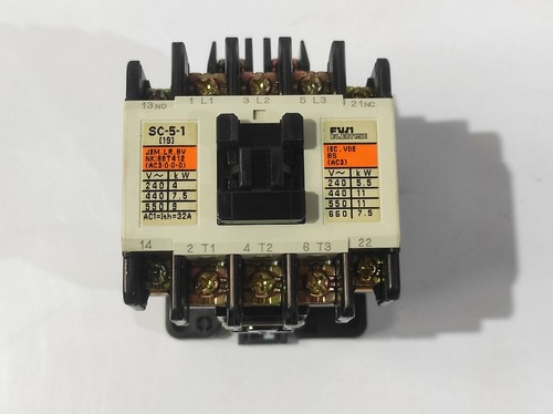 Fuji Sc 5 1 Magnetic Contactor 0 2v 50hz 2 240v 60hz Sc51 4nc0h0 Max Ratin Ebay