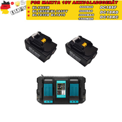 Original Akku 18V Für Makita BL1860B 5AH Li-ion LXT400