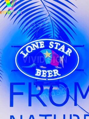 Lone Star Texas Armadillo Beer 20''x16'' Neon Light Sign HD Vivid With Dimmer VSY