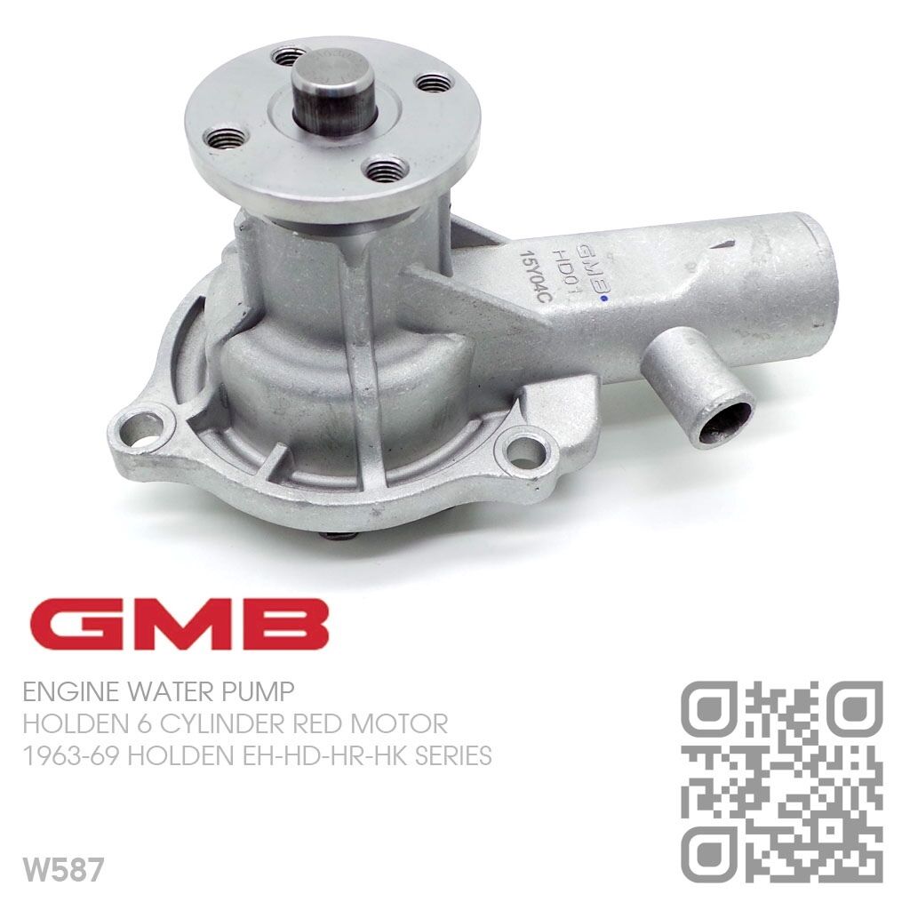 WATER PUMP for HOLDEN 6 RED MOTOR 149 - 186 EH HD HR HK GMB WATER PUMP for HOLDEN 6 RED MOTOR 149 - 186 EH HD HR HK GMB