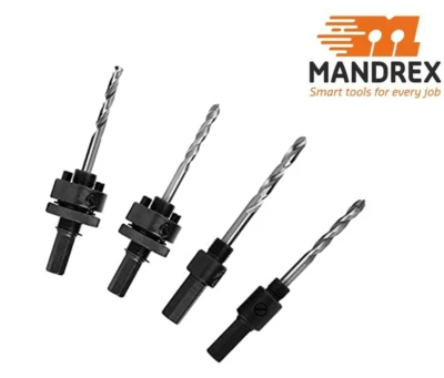 ESD TOOLS Mandrex QuickTurn Aufnahmen für alle Mandrex Lochsägen mit Schraubgewinde