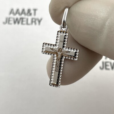 925  Solid Sterling Silver  Cross Pendant