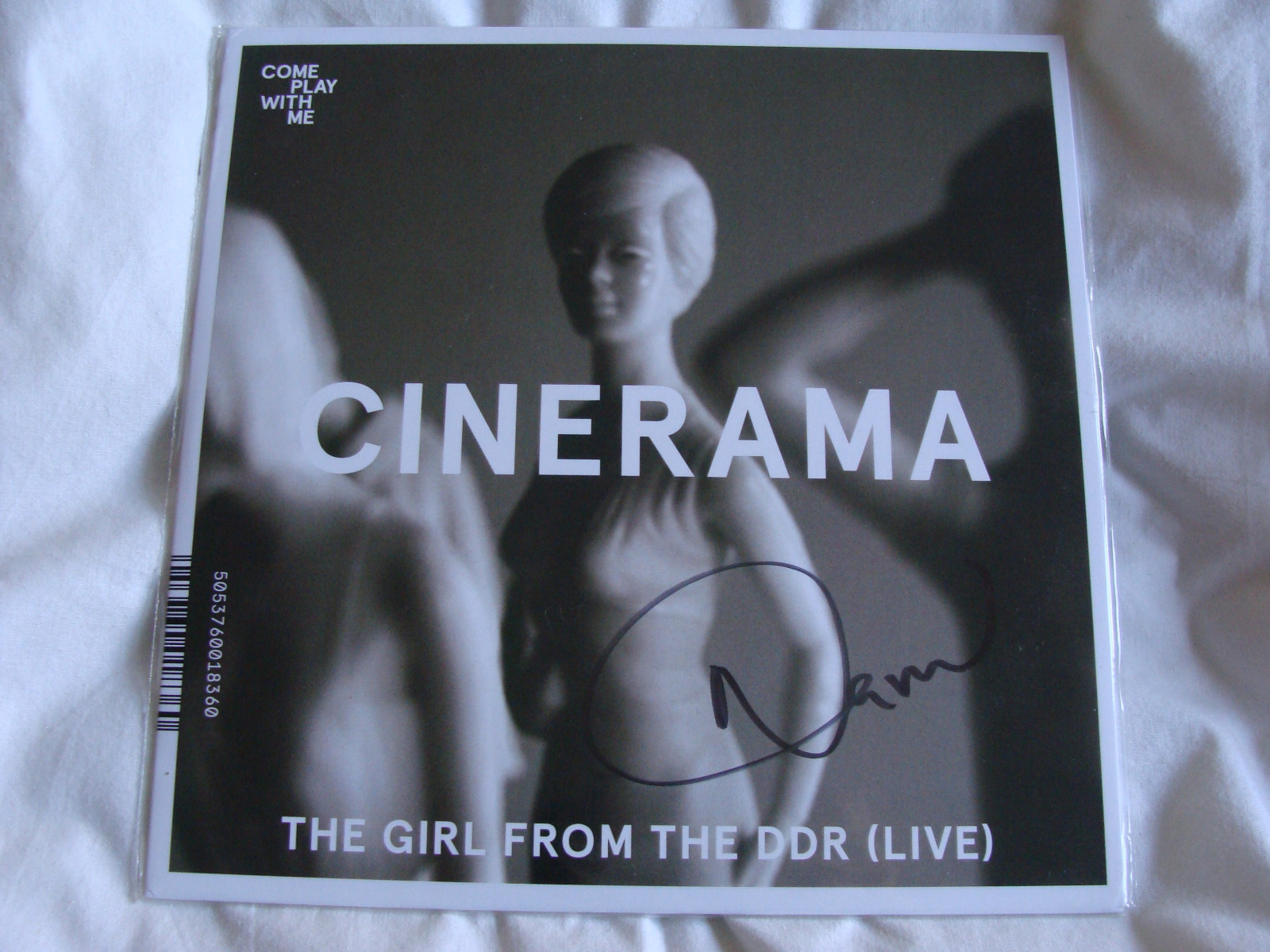 Vinyl 7"": Cinerama / Harkin : The Girl From The DDR (Live) : SIGNED