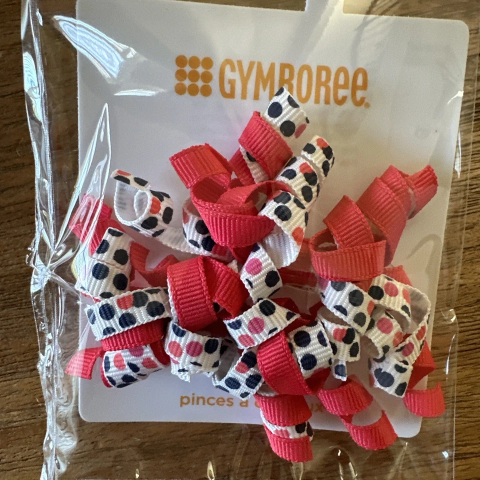 Juego de pinzas para el cabello Gymboree 4 de julio rizadas rizadas para niña fiesta verano Foto 2 de 4