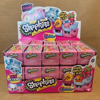 Shopkins Season 4 Blind Crate 2-Pack All packs are Sealed includes 30 Crates
