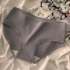 Women Cotton Breathable Panties Underwear Low waist Seamless Briefs