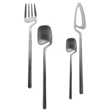Matte Cutlery Set,Stainless Steel Dinner Tableware,Flatware Set, Fork Spoon7219