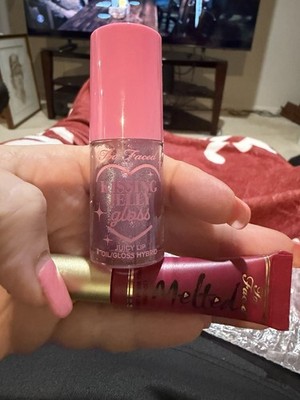 Perfect Pair: Two-Faced Melted Long Wear Lipstick + Kissing Jelly Gloss New